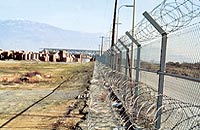 Protection, determent, obstruction and razor wire formation sample 4